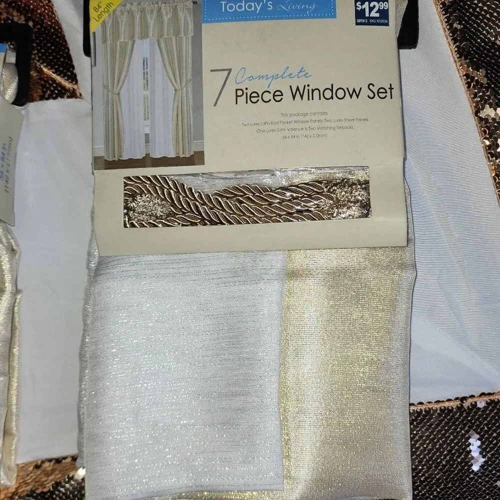 Today's living complete 14 pc window set